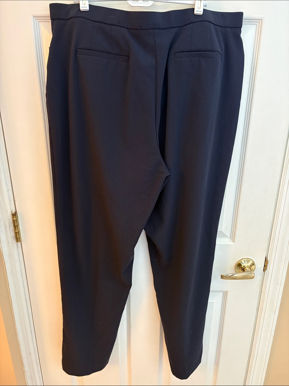 Roz & Ali Women's Navy blue Tapered Trousers size woman 16 - Picture 7 of 7